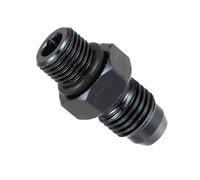 MACHSWON 4AN maschio a M10 x 1,0 mm filettatura tubo Hardline adattatore tubo carburante olio gas raccordo adattatore alluminio dritto nero