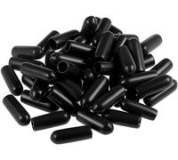 MACHSWON 50 cappucci terminali in gomma da 3,5 mm, tappi rotondi in vinile, protezioni per viti e bulloni per la protezione di viti, tubi, cavi, fili, ecc