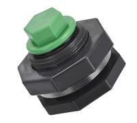 MACHSWON Adattatore per serbatoio paratia in PVC con raccordo verde filettatura G3/4 per serbatoi di pioggia, acquari, stagni, 1 set