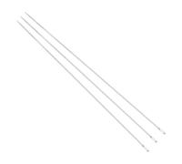 MACHSWON Aghi da cucito lunghi dritti in acciaio inox, 12 cm, per ricamo, perline, per fai da te, 50 pezzi