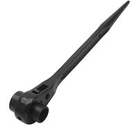 MACHSWON Chiave a cricchetto 30 mm x 32 mm nera a sgancio rapido per ponteggio chiavi a bussola in acciaio per montaggio ponteggio doppia chiave a bussola