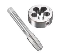 MACHSWON M14 x 2 mm Set di maschi e matrici metriche - Kit di filettatura per filettatura a macchina con filettatura rotonda per riparazione filettature