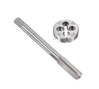 MACHSWON M7 x 0,5 mm Set di maschi e matrici metriche - Kit di filettature a macchina con filettatura rotonda per la riparazione di filettature