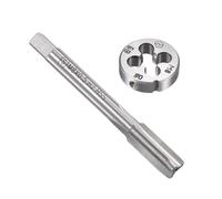 MACHSWON M8 x 0,5 mm Set di maschi e matrici metriche - Kit di filettature a macchina con filettatura rotonda per la riparazione di filettature
