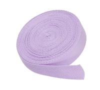 MACHSWON Nastro in twill di cotone, 9,1 cm, 9,1 m, a spina di pesce, per cucito, confezioni regalo, fai da te, colore: viola chiaro