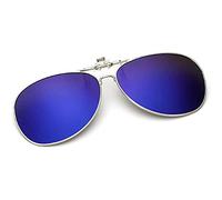 MACHSWON Occhiali da sole polarizzati con clip, visione diurna e notturna, lenti a clip, UV400, antiriflesso, per donne e uomini, guida, viaggi all'aperto, Blu scuro