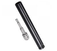 MACHSWON Set di accessori per bussole da 1/2", profondità 17 mm, 6 punti, lunghezza 20,3 cm e adattatore esagonale da 1/4"