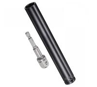 MACHSWON Set di accessori per chiavi a bussola da 1/2", profondità 21 mm, 6 punti, lunghezza 20,3 cm e adattatore esagonale da 1/4"