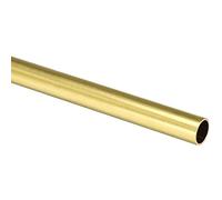 MACHSWON Tubi Tondi in Ottone H65, Tubi in Rame, Lunghezza 100 mm, Diametro Esterno 16 mm, Spessore della Parete 1 mm, Tubazione Senza Saldature Dritta