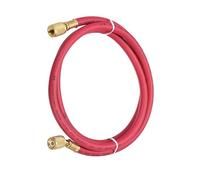 MACHSWON Tubo di ricarica per refrigerante, filettatura SAE 1/4 1,2 m, lunghezza 800 psi, tubi HVAC per manutenzione della refrigerazione del condizionatore d'aria domestico, rosso, 1 pezzo