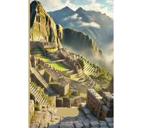 Machu Picchu Grid Notebook 100 Pages: 6x9 Graph Paper Notebook with Inca Civilization Cover, Perfect for School, Math, and Sketching