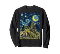 Machu Picchu Perù Notte Stellata Arte Storia Presente Felpa