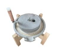 Macina a pietra manuale, Mulino manuale in pietra di lapislazzuli naturale, macchina for la macinazione dei cereali, tecnologia tradizionale(20cm/7.9in)