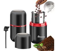macina caffe' elettrico - Macinacaffè capacità 120 g macina spezie per noci spezie cereali peperoni 150 W mulino elettrico con spazzola nero