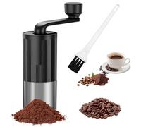 Macina Caffè Manuale, 1 Pezzi Portatile External Coffee Grinder, con Meccanismo Conico di Precisione in Ceramica, Silenzioso e Portatile per Espresso, Moka Italiana, French Press e Aeropress