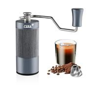 macina caffè manuale, professionale, piccolo macinino caffè, con 90 impostazioni regolabili, macinacaffè a 10 stelle aggiornato per French Press, versamento