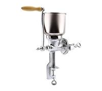 Macina Cereali Manuale, Trita Cereali con Manovella, Mulino Manuale per Cereali, Macina Cereali a Mano Macchina Trita Cereali in Metallo per Macina Mais, Grano, Avena, 43 x 28 x 16 cm