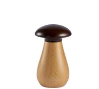 Macina pepe e sale in legno noce Bisetti Fungo cm 7x12