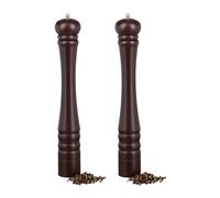 Macina pepe in legno color cioccolato macinino da cucina mulino per spezie