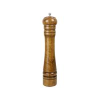 Macina pepe in legno da 1 pezzo, grossolanità regolabile, sale e macinini in Per Uso in Cucina(10 inch)
