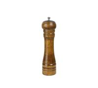 Macina pepe in legno da 1 pezzo, grossolanità regolabile, sale e macinini in Per Uso in Cucina(8 inch)