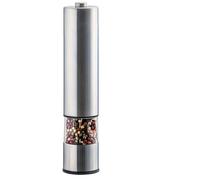 Macina Pepe,Macina Sale e Pepe Macina sale e pepe elettrico, funzionamento con una sola mano, in acciaio inox, macina spezie luce, automatico for la cucina(1pc)