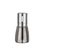 Macina Pepe,Macina Sale e Pepe Macinapepe, sale, cumino e spezie in acciaio inossidabile 304 vetro borosilicato ad alta trasparenza, anti-caduta(235ml)
