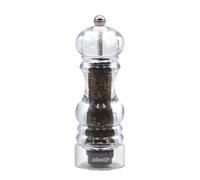 Macina Pepe Manuale Milano in Acrilico, Macinino Manuale per Pepe con Macina in Acciaio Temprato per Macinatura Precisa, Trita Pepe Resistente, Elegante e Made in Italy - BISETTI (17,5 cm)
