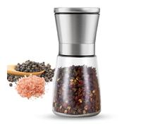 Macina Pepe Manuale Regolabile - Macinino Sale e Pepe in Acciaio Inossidabile, 1 Pezzo, Molienda da Fine a Grossa, Design Elegante per Cucina e Tavola