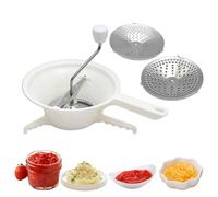 Macina pomodoro per salsa, macinino alimentare per salsa di pomodoro, 3 | Utensile da cucina in acciaio inox, macinino per verdure, salsa di pomodoro, purè di patate, succo di mele, succo