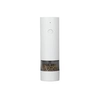 Macina sale e pepe elettrico Bianco Automatico Ricaricabile Ruvidità regolabile Utensile da cucina for spezie di grande capacità(Style 1pc)