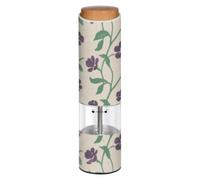 Macina sale e pepe elettrico fiori viola