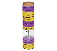 Macina sale e pepe elettrico giallo viola motivo a strisce