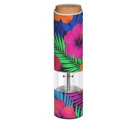 Macina sale e pepe elettrico Neon Tropical Hibiscus Palm Leaf