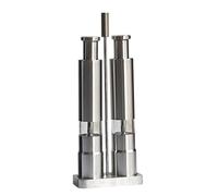 Macina sale e pepe in acciaio inossidabile con set di staffe, pulsante a pressione for il funzionamento manuale, shaker for spezie marine(Sets 1)