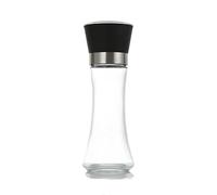 Macina Sale E Pepe, Macinapepe Set di sale e pepe da 180/300 ml con supporto in acciaio inossidabile, macina, contenitore for spezie(L)