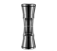 Macina sale e pepe manuale 2 in 1 con macinino regolabile in acciaio inox per macinare spezie da grossolane a fini in un unico strumento da cucina compatto (B)