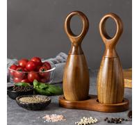 Macina Sale E Pepe Manuale In Legno Per Spezie, Ideale Per La Cucina Domestica