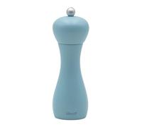 Macina Sale Manuale Rimini in Legno di Faggio Laccato Azzurro Opaco 18 cm, Macinino Manuale per Sale con Macina in Ceramica ad Alta Resistenza, Elegante e Made in Italy - BISETTI