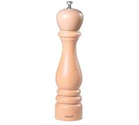 Macina Sale Manuale Roma in Legno di Faggio Naturale 25 cm, Macinino Manuale per Sale con Macina in Ceramica ad Alta resistenza per Macinatura Precisa, Elegante e Made in Italy - BISETTI