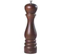 Macina Sale Manuale Roma in Legno di Faggio Tinto Noce 25 cm, Macinino Manuale per Sale con Macina in Ceramica ad alta resistenza per Macinatura Precisa, Resistente, Elegante e Made in Italy - BISETTI
