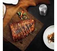 Maciná Sale - Mini Manuale Acciaio Inoх | Maciná Pepe | Ricaricabile Con Nucleo In Ceramica Regolabile, Portatile Per BBQ, Picnic, Ristorante E Casa