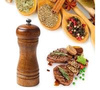 Macina sale pepe legno, macina sale regolabile, macinini, macina spezie, macina ceramica spezie fresche macina manuale piccolo mini macina pepe per uso cucina, macina pepe, macina pepe