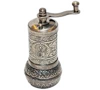 Macina semi spezie sale pepe turco 4,3 pollici vecchio colore argento