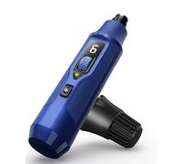 Macina unghie per animali domestici a 7 velocità con luce, silenziosa e resistente, per cani, gatti, uccelli, funzionamento con una sola mano, strumento di archiviazione sicuro