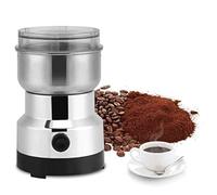 Macinacaff¨¨ Elettrico 220W Acciaio Inossidabile per Caff¨¨ Spezie Sale Zucchero Peperoncino Semi Noci Erbe Fagioli Cereali - Ideale per Casa Ufficio Campeggio Viaggi Cucina Creativa