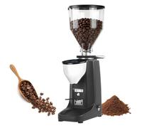 Macinacaffè a Macine, Macinacaffè Espresso con Macine Piane da 60mm e Tramoggia da 500g - 19 Impostazioni di Macinatura e Display Touchscreen per Casa, Caffè e Uso Professionale black