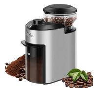 Macinacaffè a macine Wancle 200W con 28 impostazioni di macinatura, protezione dal surriscaldamento, capacità da 2 a 12 tazze, design compatto per una facile conservazione, Acciaio Inossidabile, 220V