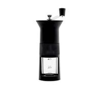 Macinacaffè Bialetti manuale, con regolatore del Grado di macinatura caffè, 1/3/6 Tazze, Nero