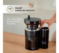 Macinacaffè con macine e bilancia integrata CHiATO grindPLAY - Nero